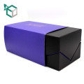 Fashion Purple Color Design Watch Box Of EVA Tray With Paper Over